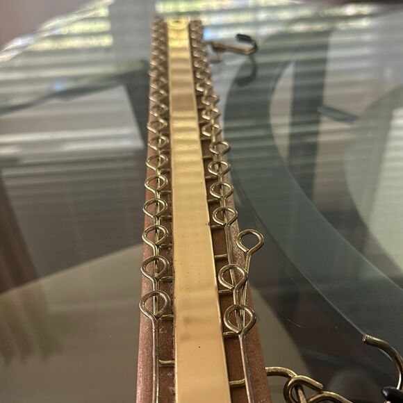 Vintage Wooden Neck-tie, Jewelry or Belt Display Hanger 36 Slots - Picture 2 of 5